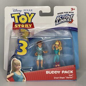 2009 Disney PIXAR Ken and Barbie Toy Story 3 Buddy Pack Mattel NIP Unopened